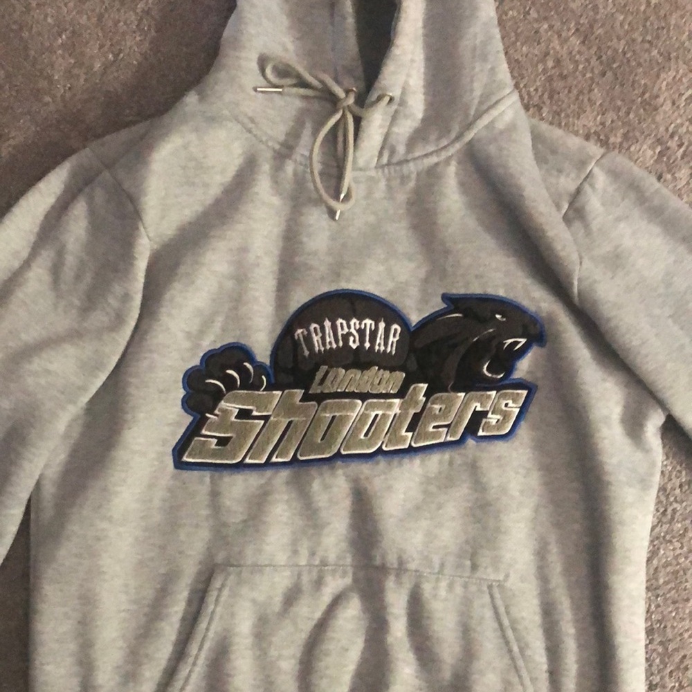 🌟 TRAPSTAR London Shooters tracksuit grey/blue 100% AUTHENTIC